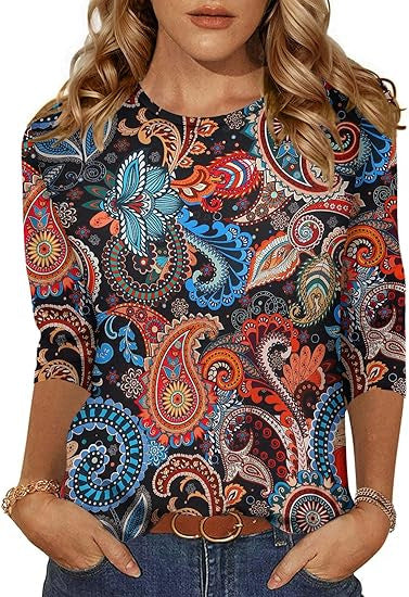 Women's Three-quarter Sleeve T-shirt