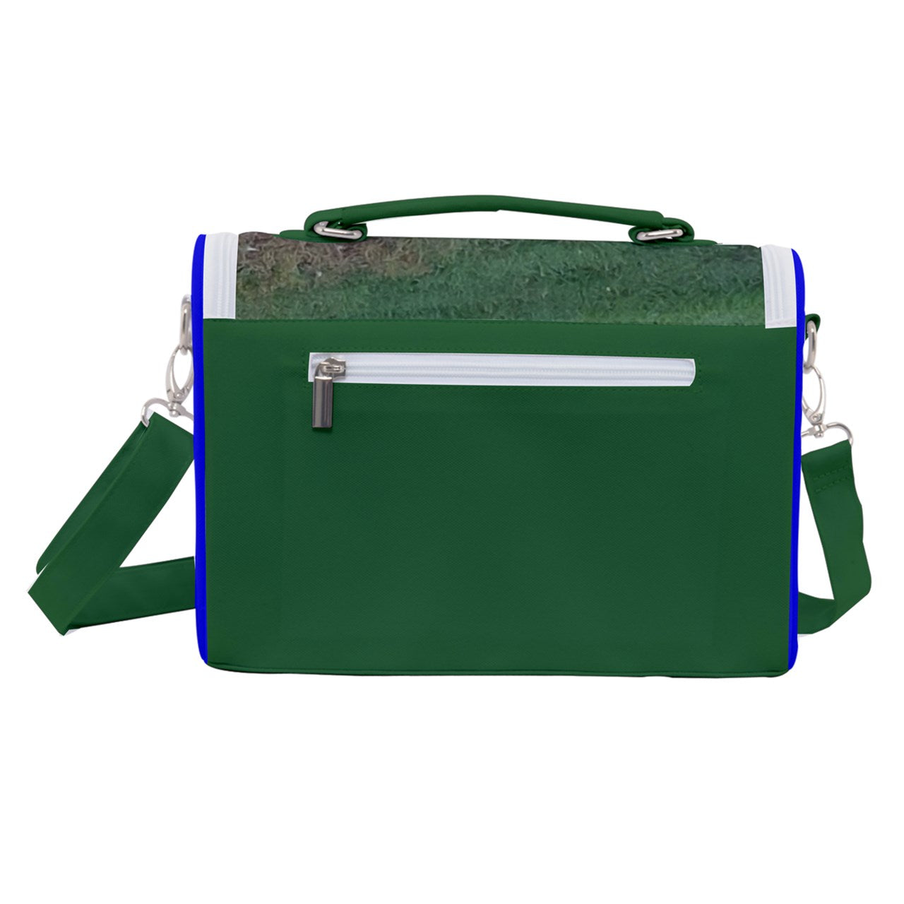 Dark Green Squirrels Satchel Shoulder Bag