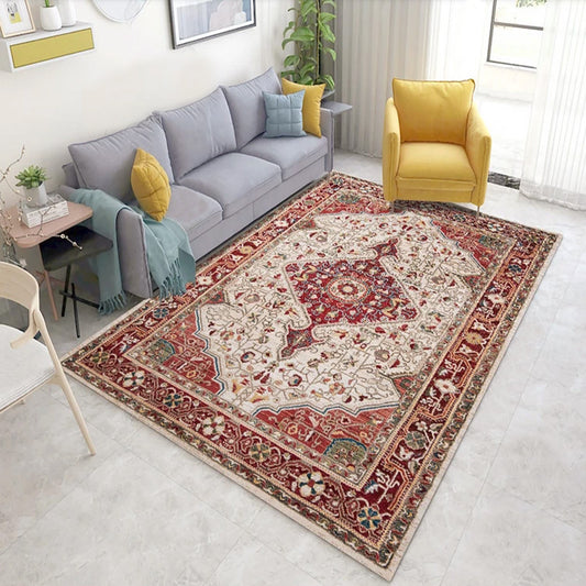 Rectangular Nordic Bohemian Living Room Rug