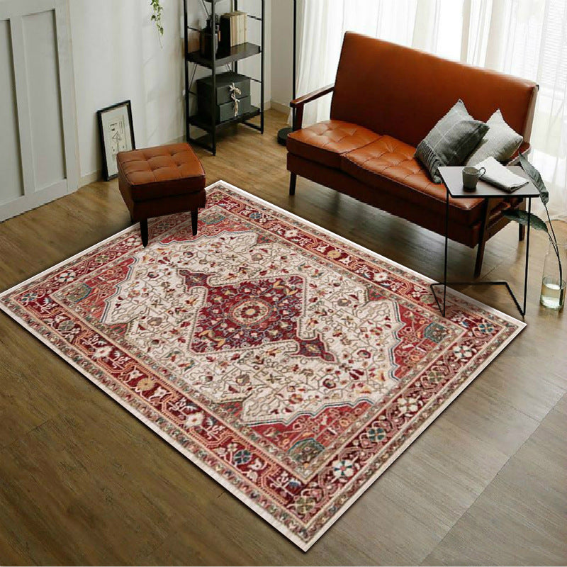 Rectangular Nordic Bohemian Living Room Rug