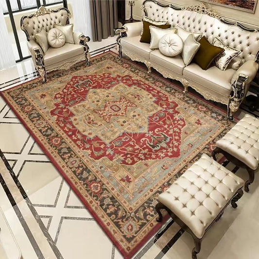 Rectangular Bohemian Persian-Style Non-slip Area Rug