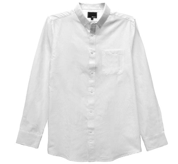 Men's Casual Button Up-Long Sleeve Shirts