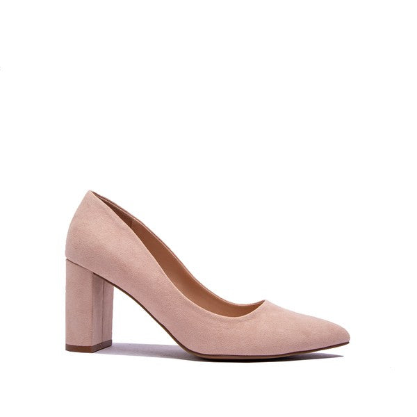 Three-Inch Heel Pointed Toe Pumps