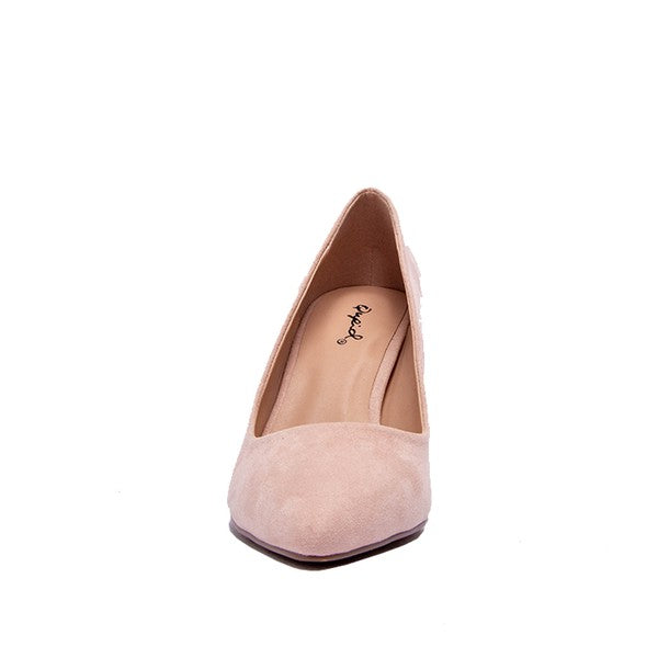 Three-Inch Heel Pointed Toe Pumps