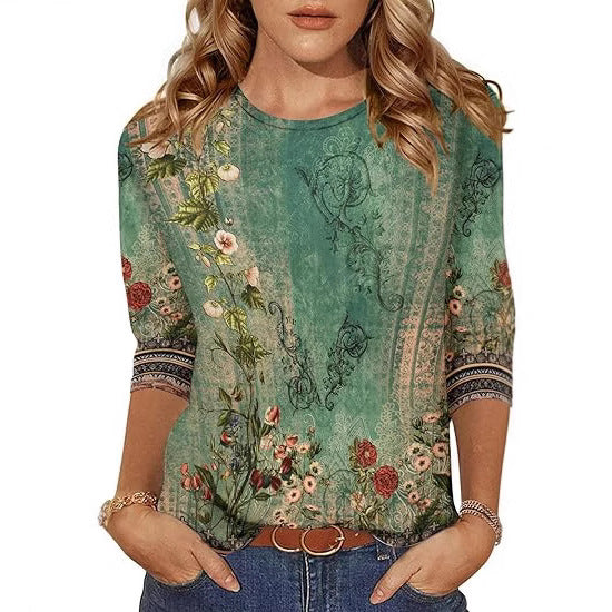 Women's Three-quarter Sleeve T-shirt