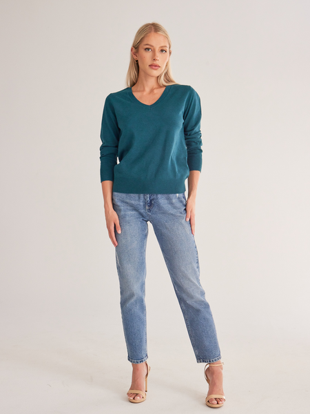 V-neck Women's Essential Sweater