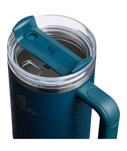 Insulated Stainless Steel Tumbler with Straw and Handle BPA-Free