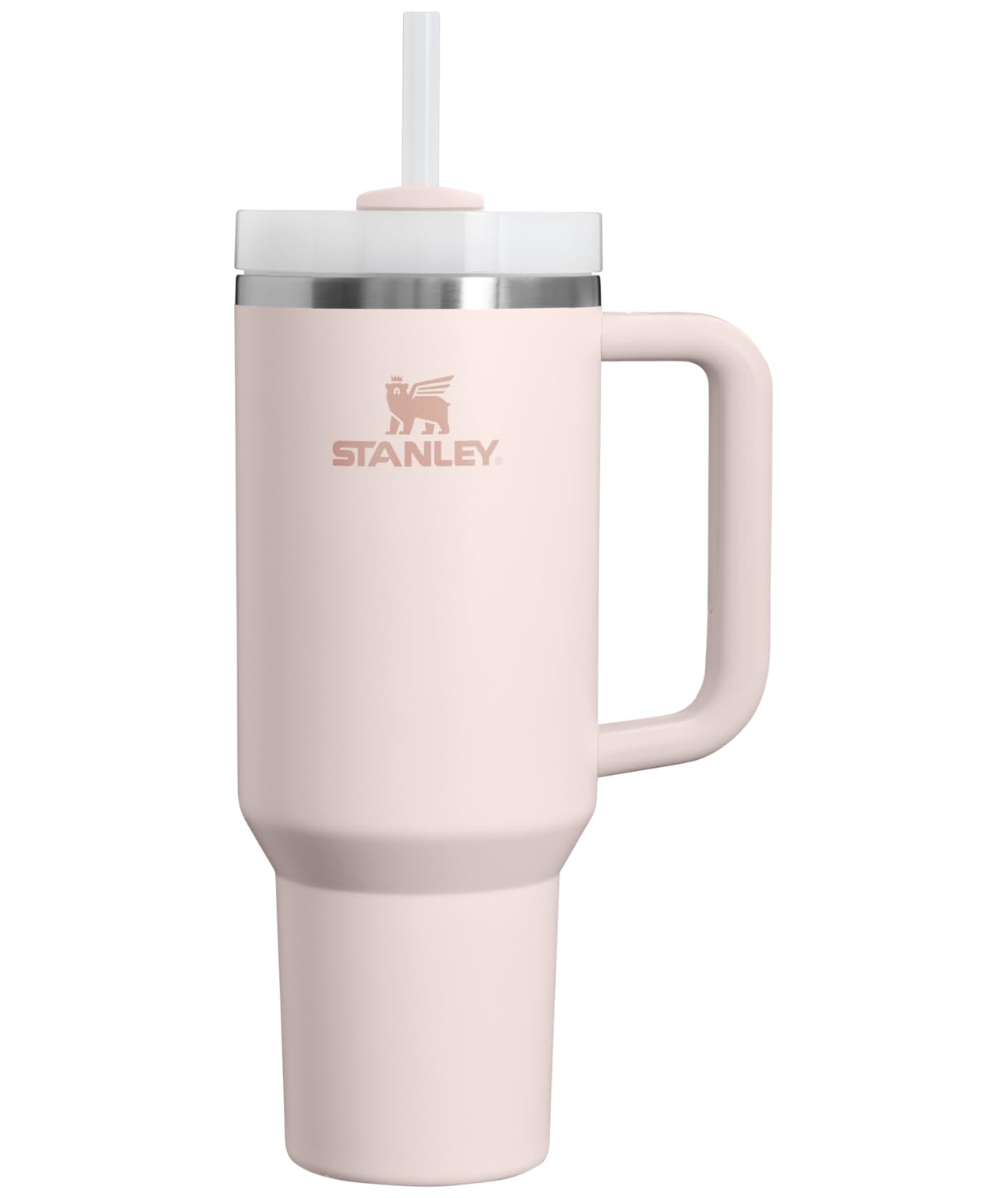 Insulated Stainless Steel Tumbler with Straw and Handle BPA-Free