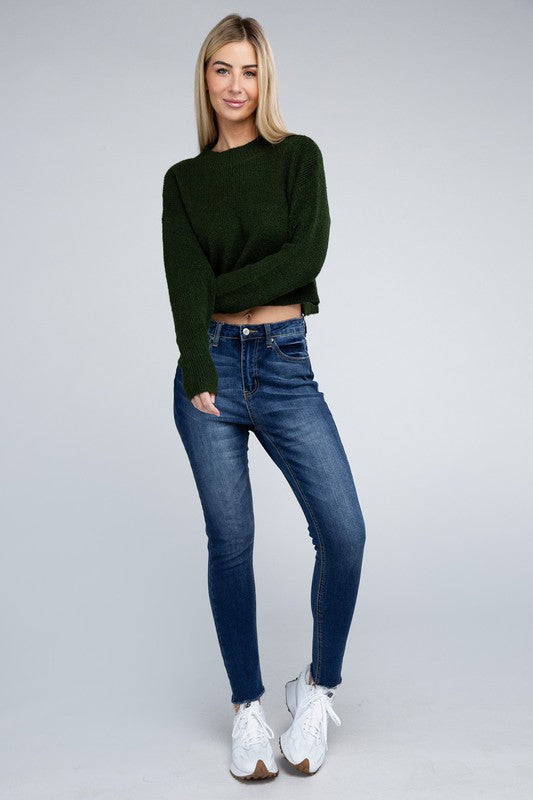 Cozy Mock Neck Pullover Sweater