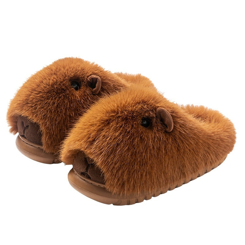 Cute Plush Guinea Pig Slippers