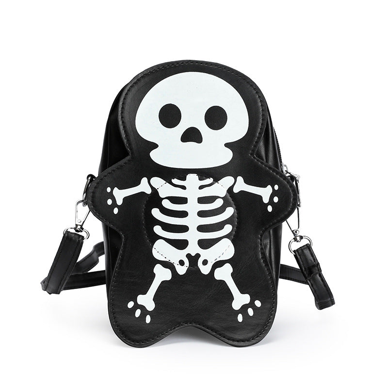 Cute Halloween Skull Messenger Crossbody Bags