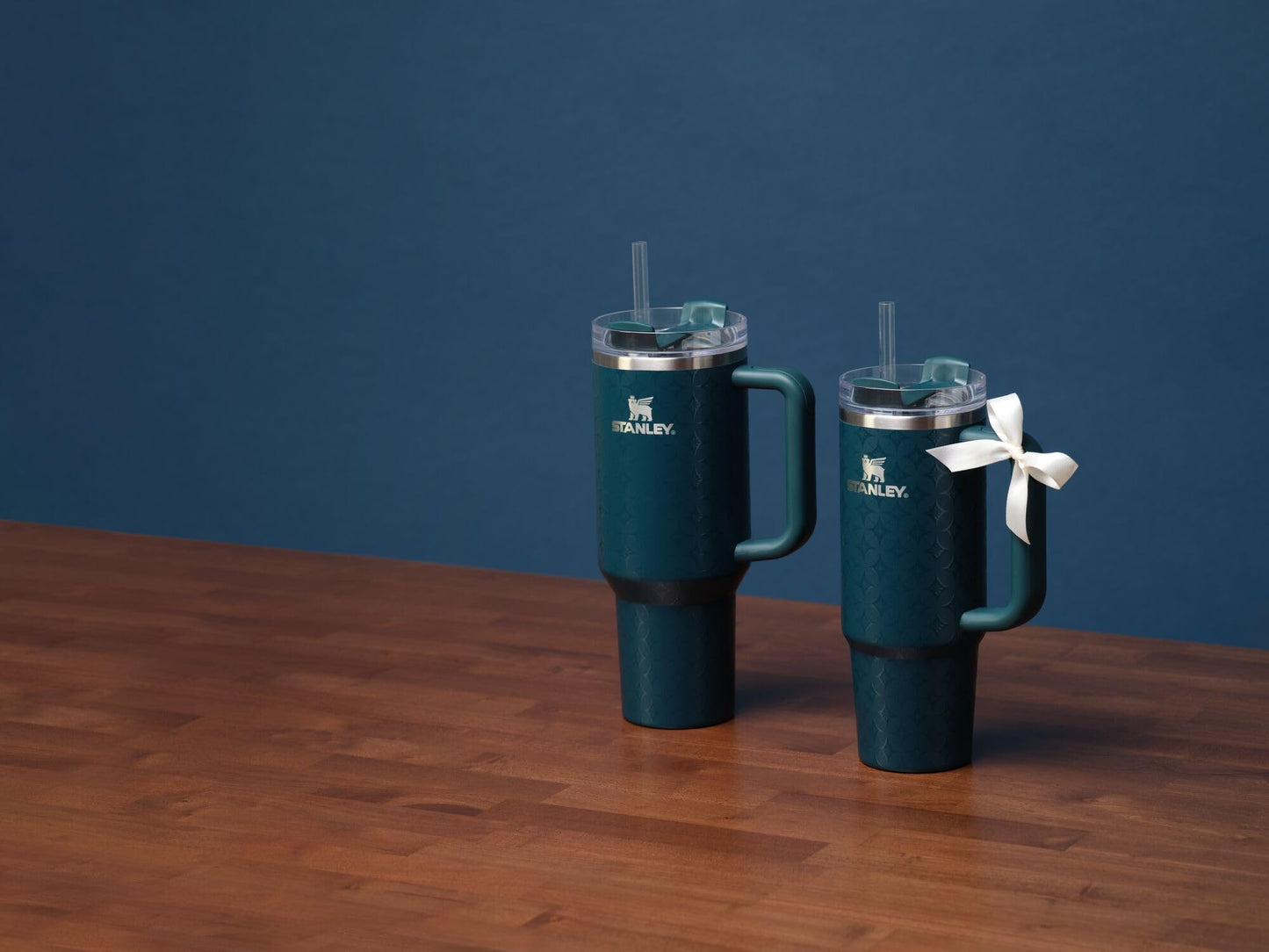 Insulated Stainless Steel Tumbler with Straw and Handle BPA-Free