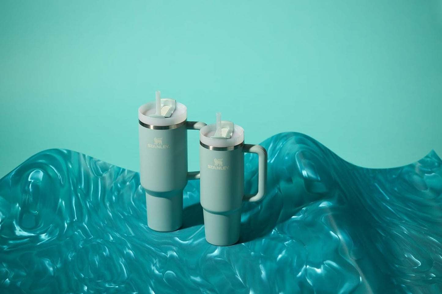 Insulated Stainless Steel Tumbler with Straw and Handle BPA-Free