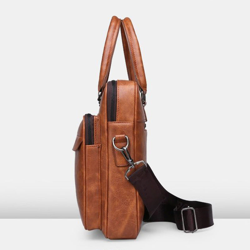Men's Simple Business Handbag Briefcase