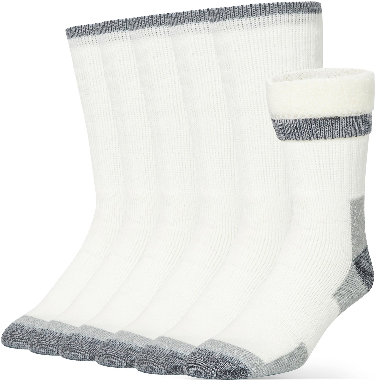 Unisex Alvada Merino Wool Hiking Socks Thermal Warm Crew Winter Boot Socks 3 Pairs