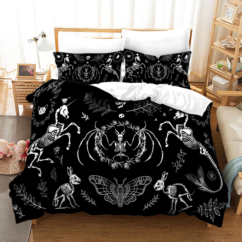 Skullhead Creatures Printed Bedding Sets