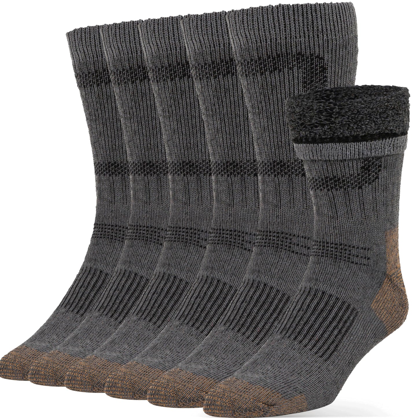 Unisex Alvada Merino Wool Hiking Socks Thermal Warm Crew Winter Boot Socks 3 Pairs