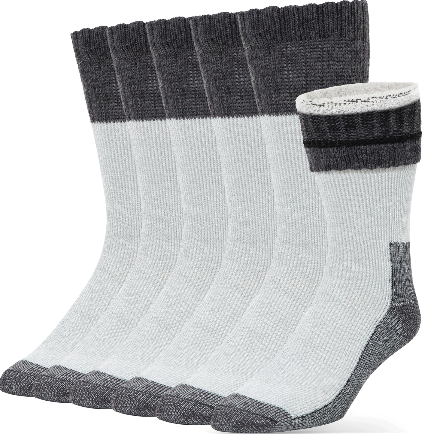 Unisex Alvada Merino Wool Hiking Socks Thermal Warm Crew Winter Boot Socks 3 Pairs