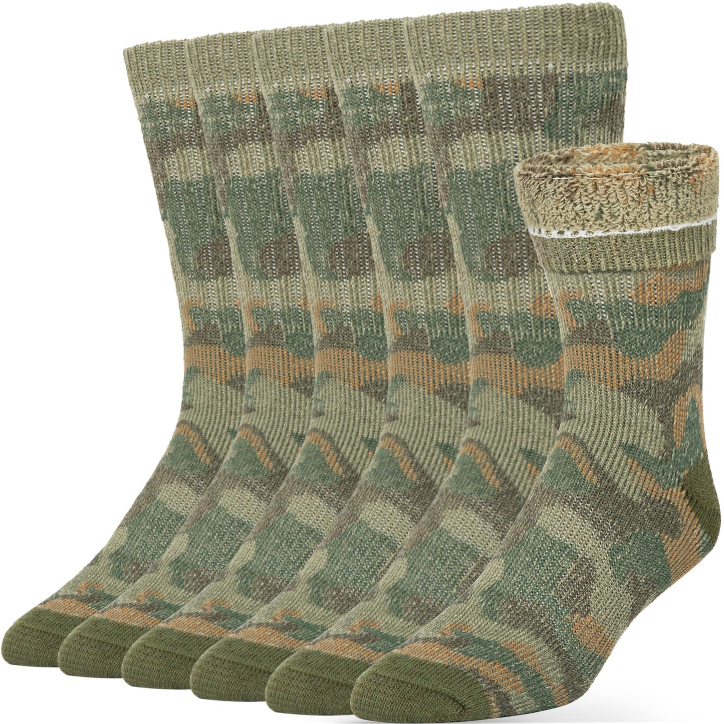 Unisex Alvada Merino Wool Hiking Socks Thermal Warm Crew Winter Boot Socks 3 Pairs