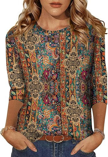 Women's Three-quarter Sleeve T-shirt