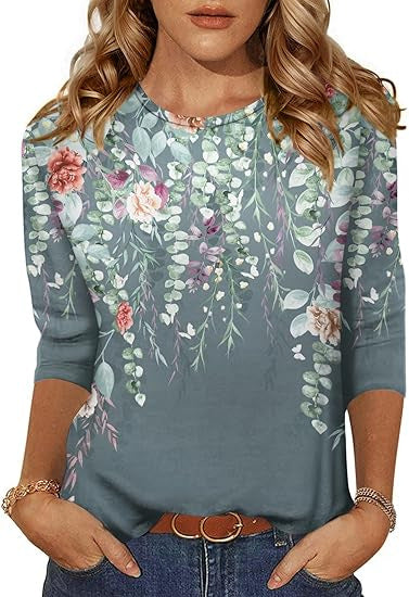 Women's Three-quarter Sleeve T-shirt