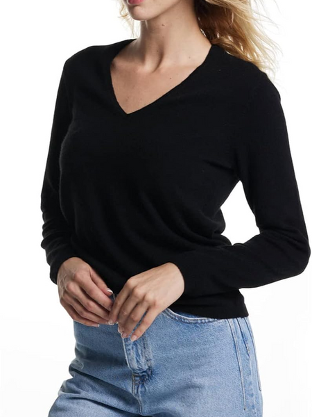 V-neck Women's Essential Sweater