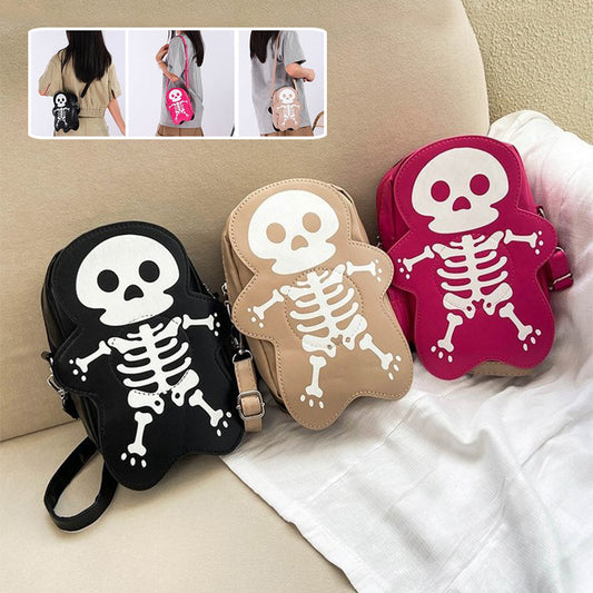 Cute Halloween Skull Messenger Crossbody Bags