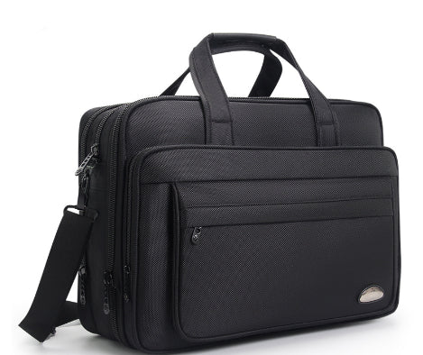 Black PU Leather Men's Business Briefcase