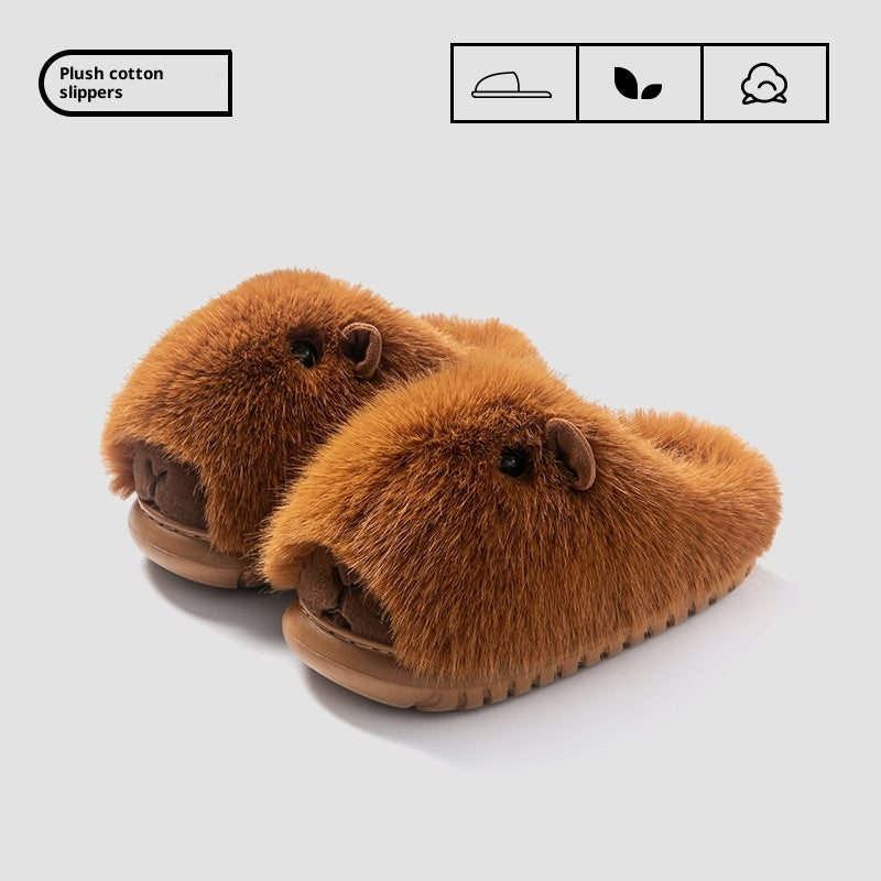Cute Plush Guinea Pig Slippers