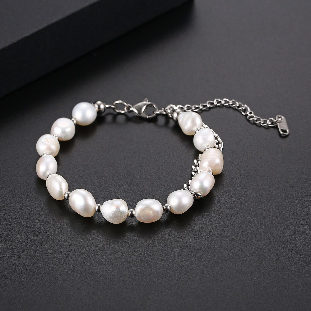 Natural Irregular Freshwater Pearl Bracelet