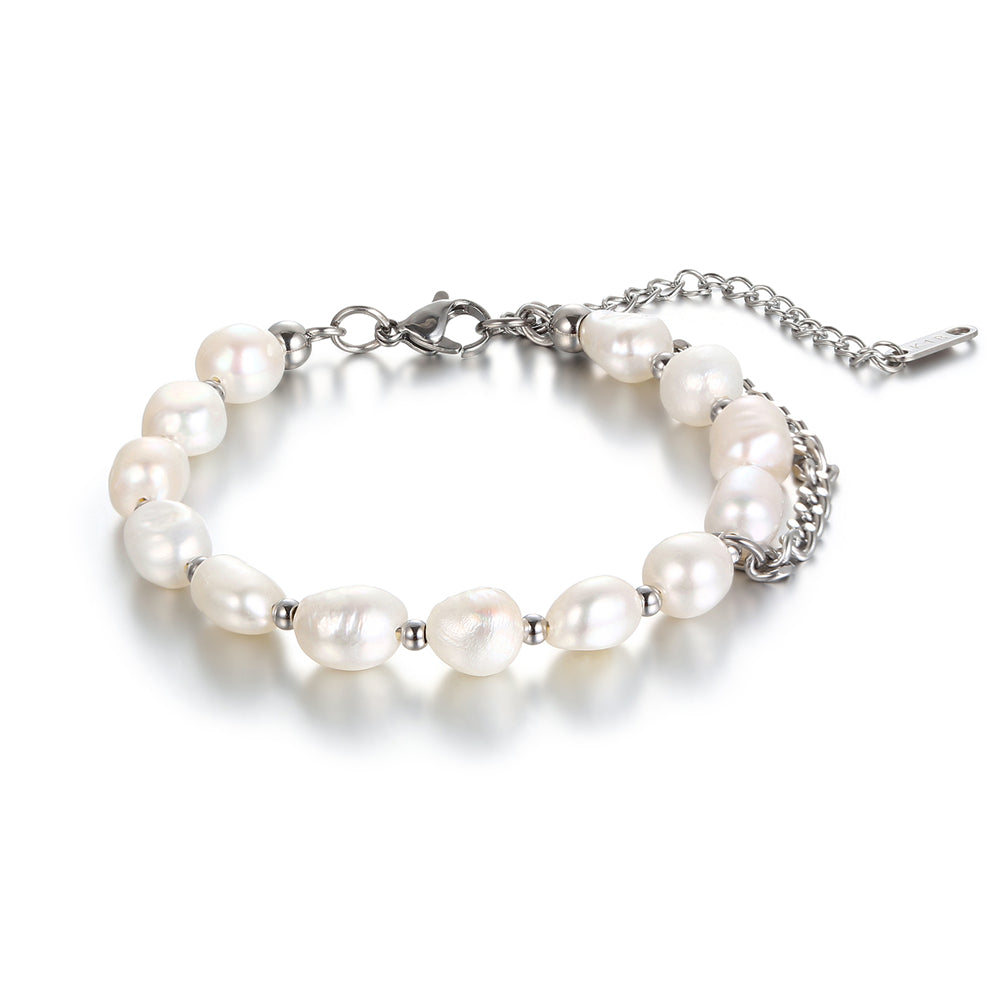 Natural Irregular Freshwater Pearl Bracelet