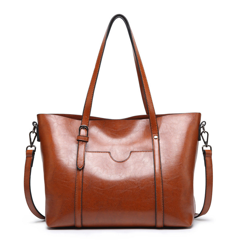 Large Capacity Womens' PU Leather Shoulder Bags