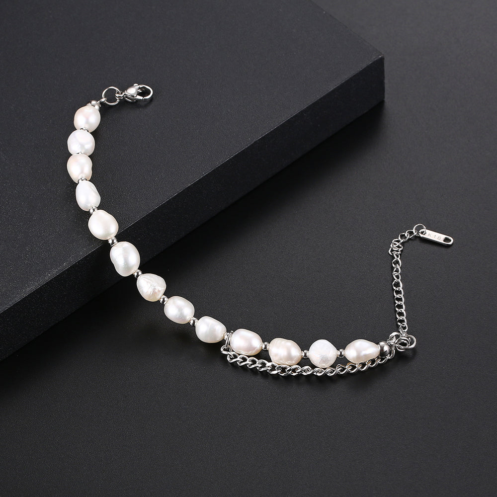 Natural Irregular Freshwater Pearl Bracelet