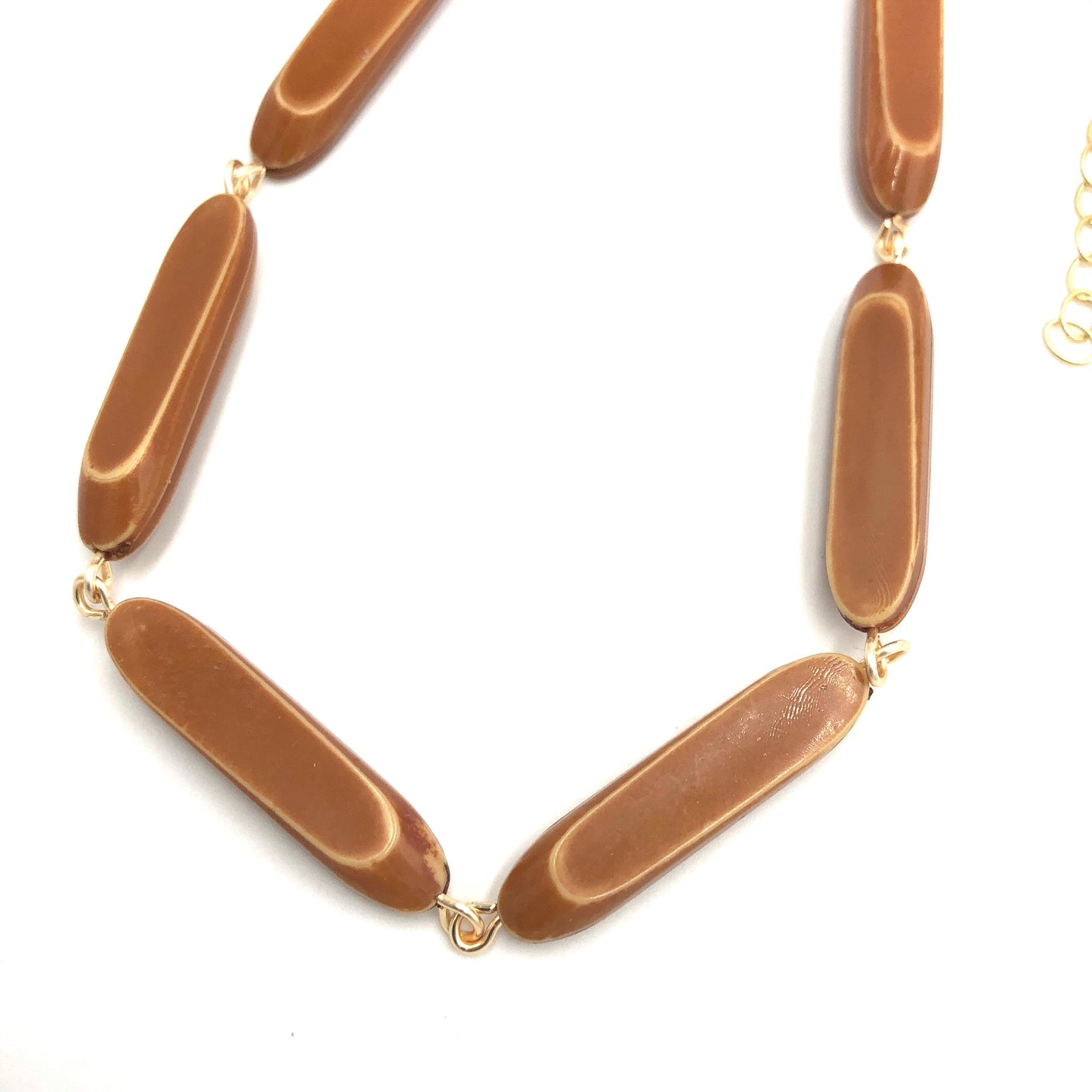 Vintage Bamboo Carmen Necklace