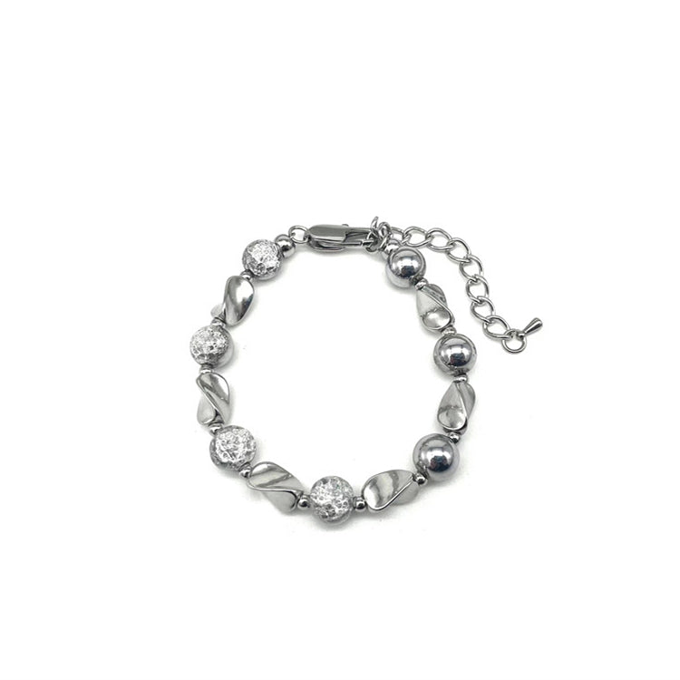 Stainless Steel Bead Retro Fashion Bracelet