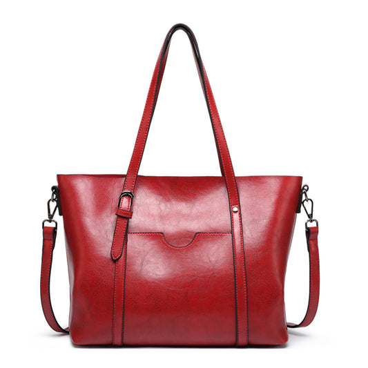 Large Capacity Womens' PU Leather Shoulder Bags